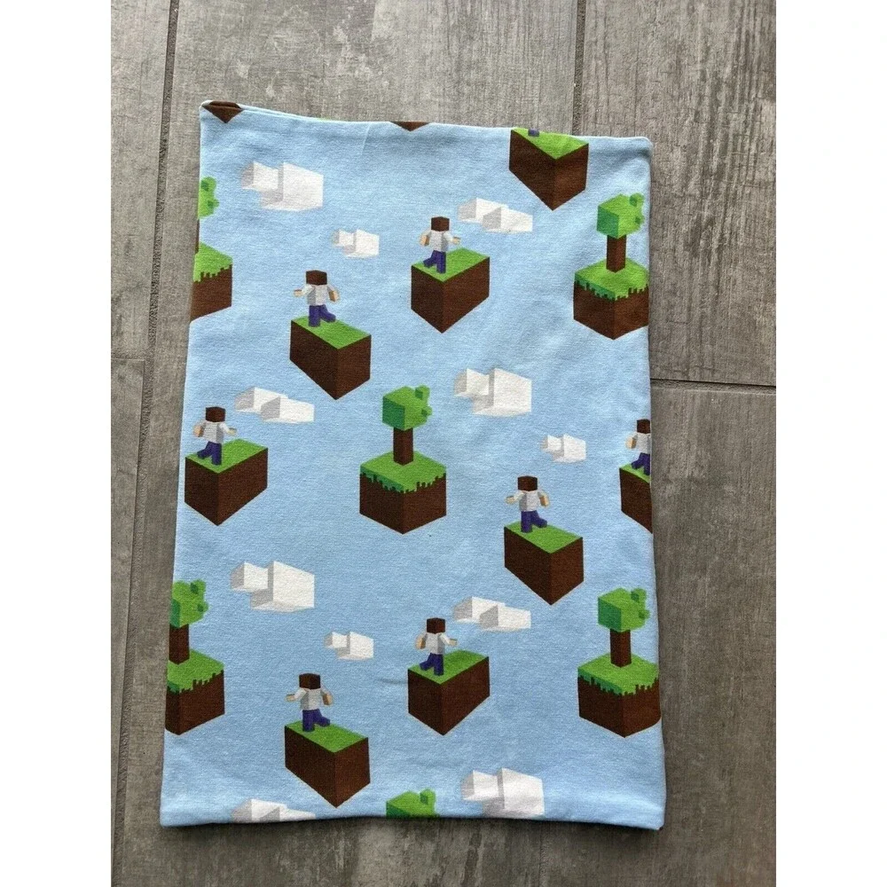 Balaclava Neck Gaiter Bandana Face Mask Scarf Wind UV Protection Minecraft Kids
